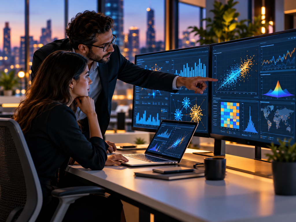 Data analysis and modeling used to identify patterns and support decisions